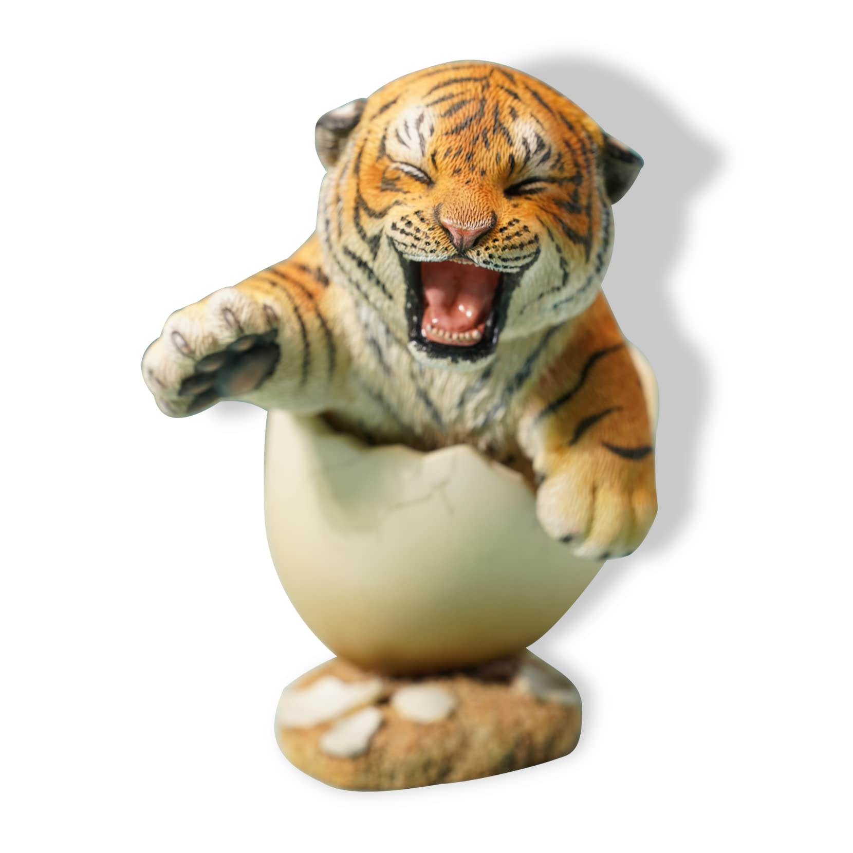 Cub de tigre mignon AMITD JXK figurine animaux statuette collection détails intricés
