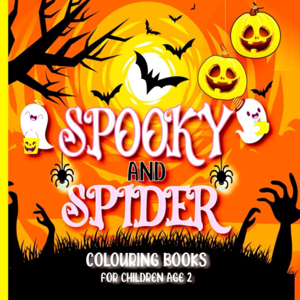 Buy Spooky And Spider Colouring Books For Children Age 2 30 Cute buy-spooky-and-spider-colouring-books-for-children-age-2-30-cute