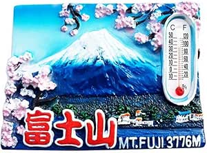 Amazon.co.jp: Japan Mt. Fuji 3D Fridge Magnet Craft Souvenir Resin ...