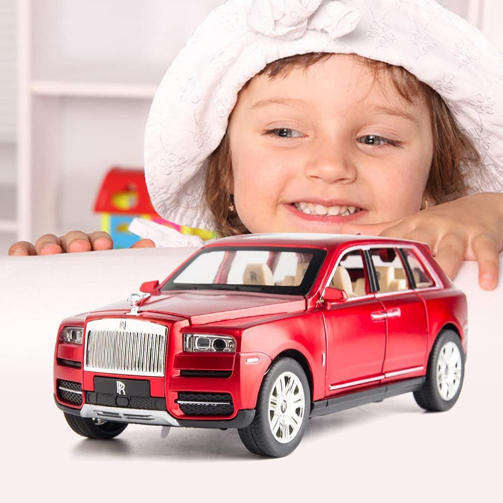 CROPDAK 1:32 Scale Exclusive Alloy Metal Pull Back Die-cast Car Model with Sound Light Mini Auto Toy for Kids Metal Model Toy Car with Sound and Light? (Small ROLCE ROYS -Multicolour) 1