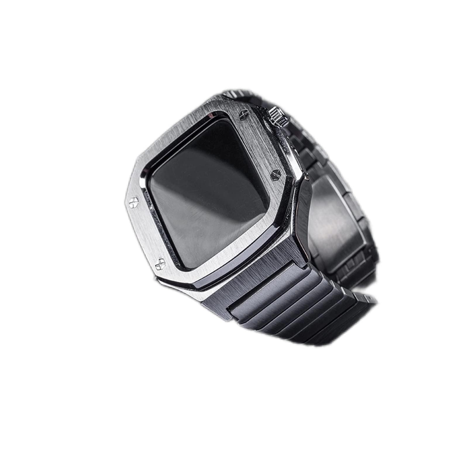 Bracelet acier 45mm et boîtier de protection pour montre - 8