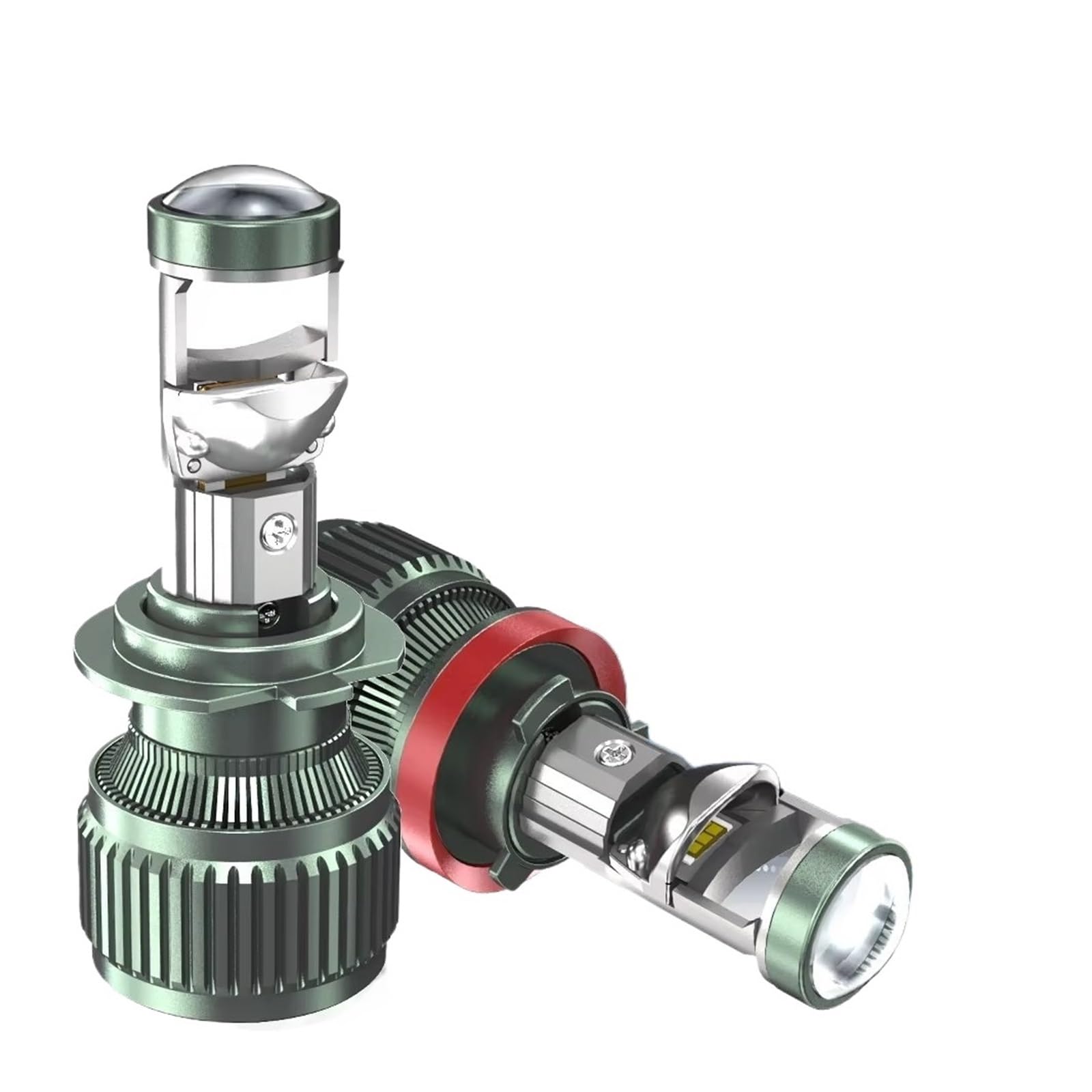 Montaje Faros H11 H4 1000W CANBUS Bombillas De Lente Proyector LED Para Coche 1200000LM Faros 9005 9006 H7 6000K Blanco 12V 24V Faro Automático