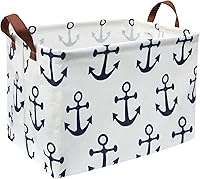 Vista 15 de HIYAGON - Cesta de almacenamiento rectangular de animales para bebés y niños, cesta de almacenamiento para niños para habitación de animales