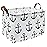 HIYAGON Kids Storage Basket Nautical Gift Basket Empty Boys Toy Storage Bin Organizer Box Rectangular Room Decor for Home,Books (Anchor)