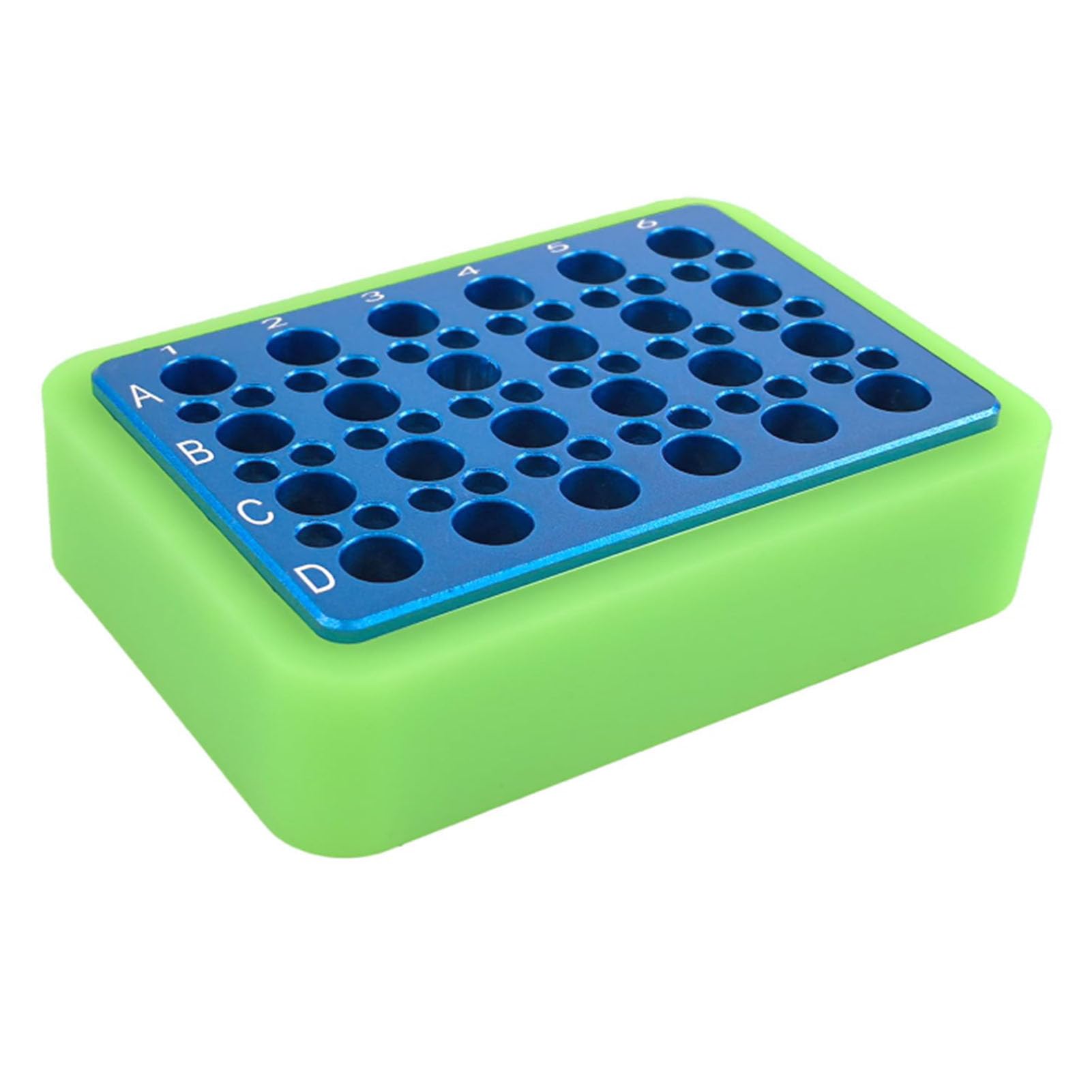 60-dołkowy Aluminiowy Blok Chłodzący PCR, 0,2 Ml 1,5 Ml Probówki