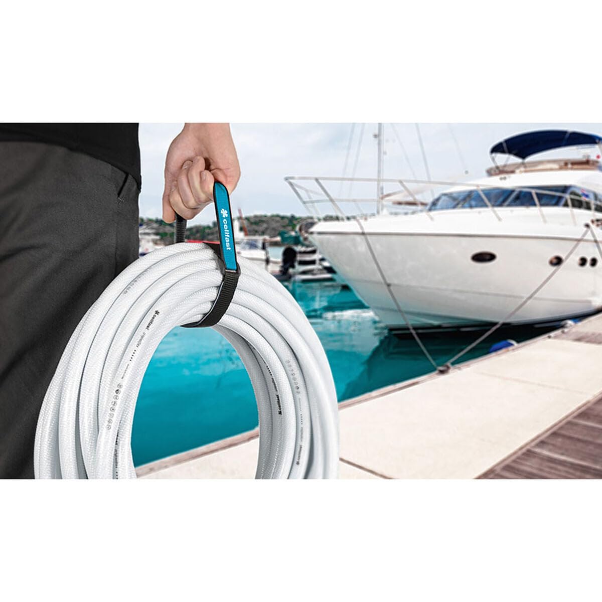 Cellfast Set de riego Yacht Prestige de diámetro 1/2"(12,5mm) con una Longitud de 20 Metros.