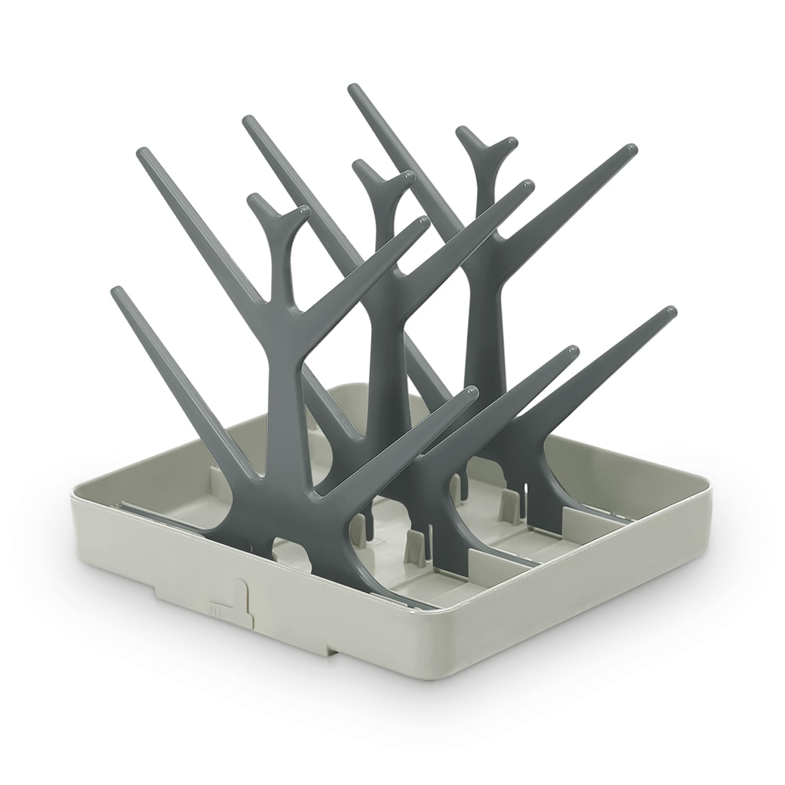 haakaa Baby Bottle Drying Rack, Space Saving Bottle Drying Tree for Bottles/Pump Parts/Pacifiers and Other Baby Essentials