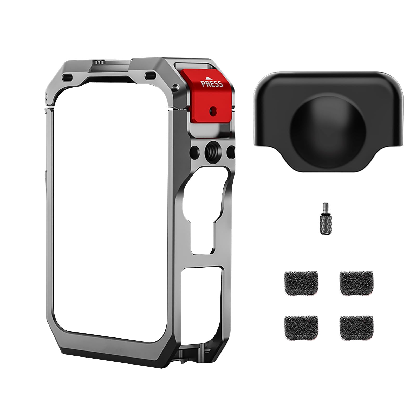 Obudowa kamery ramka osłona kamery, osłona ochronna ze stopu aluminium obudowa ramy ochrona przed upadkiem do kamery sportowej DJI Osmo 360