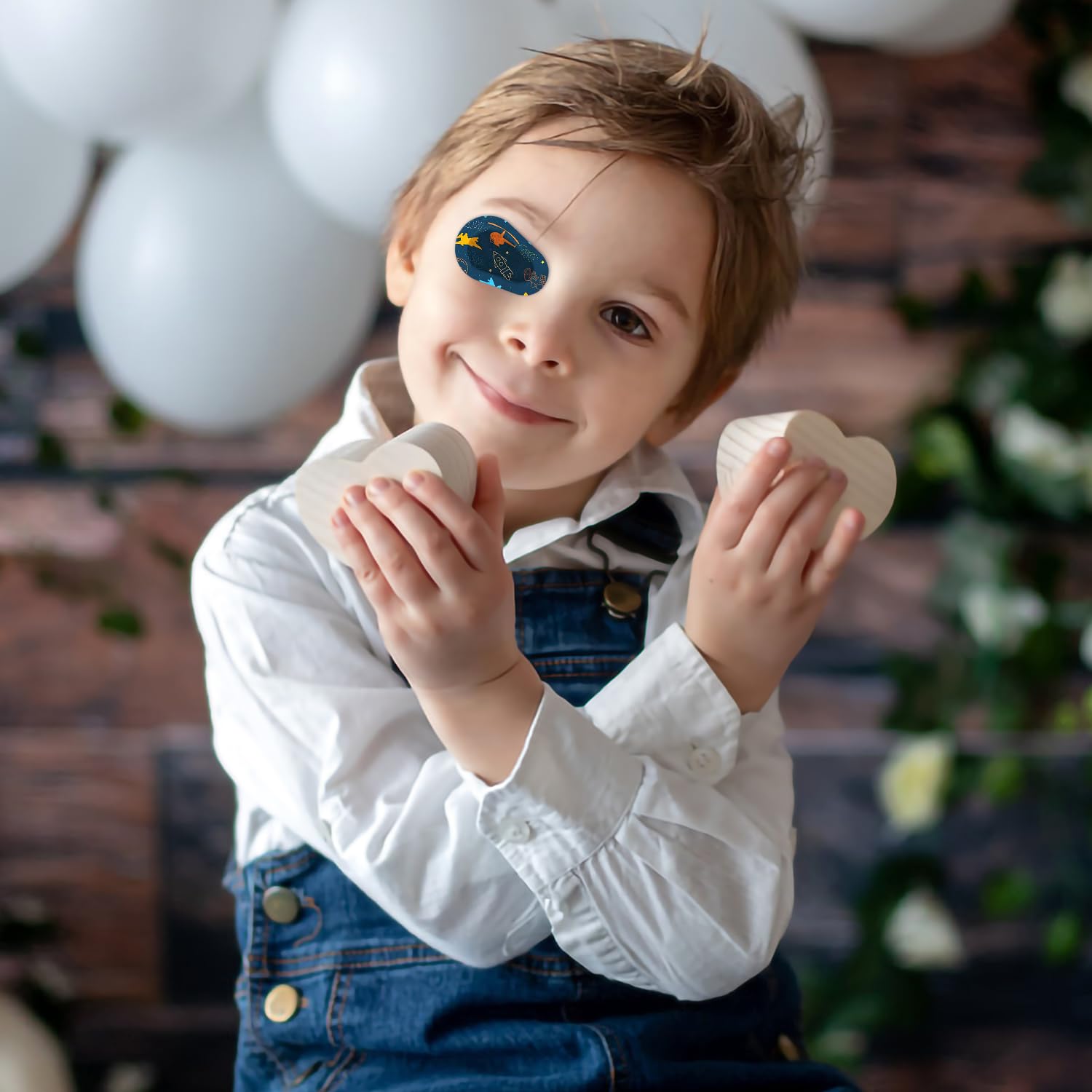 90 Pezzi di Bende per Gli Occhi, Benda Adesiva Sull'Occhio per Bambini Benda Adesiva in Cotone per Bloccare la Luce Estiva per Bambini (9 Stili)