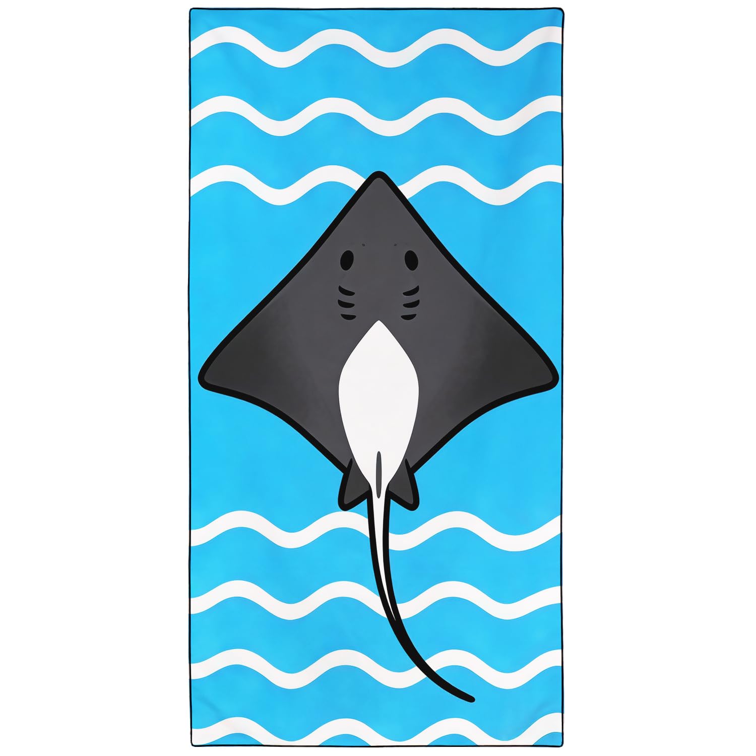 Zomer Mikrofaser Strandtuch 180x90cm Badetuch Groß Leicht Sc