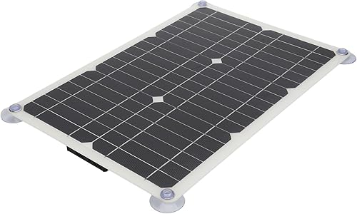 Miniatura 9 de Cargador de batería solar de 100 W y 18 V, controlador USB portátil, kit de carga de panel monocristalino, kit de panel solar para barco, coche, RV,