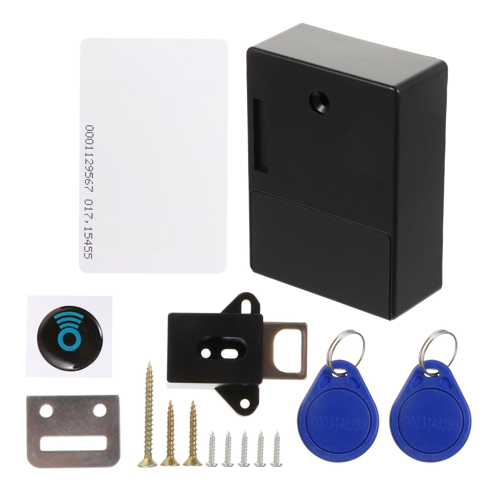 Serrure invisible RFID armoire et tiroir Holibanna sans perçage pour porte simple et double