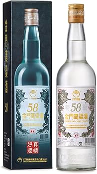 Amazon.co.jp: 台湾 蒸留酒 金門高梁酒 600ml アルコール 58% : 食品