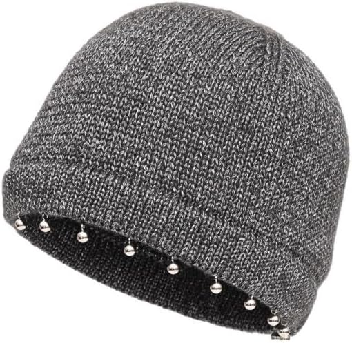 Women's Knitted Woolen Cap for Winter Warmth Casual Outdoor Hat