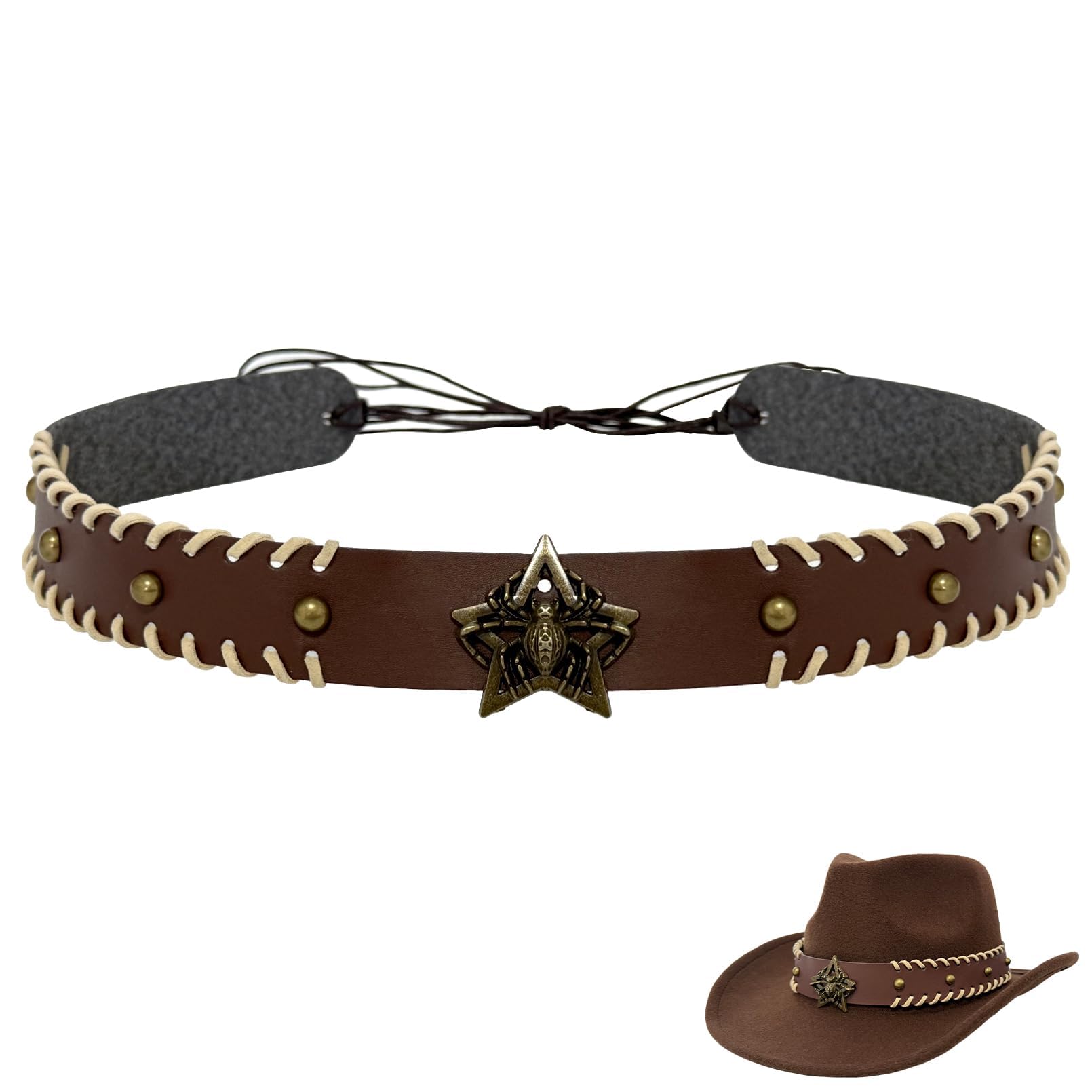 nemokamai Cowboy Hat Bands for Men and Women,Hatbands Belt for Cowboy/Western/Fedora/Cowgirl Hats Multicolor