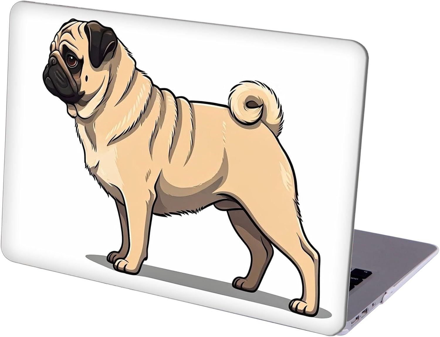 Compatible with MacBook Neo 13-inch, Hard Shell Case with Keyboard Cover and Screen Protector (A3404 A18 Pro chip, 2026 Release) - Pug MC22544