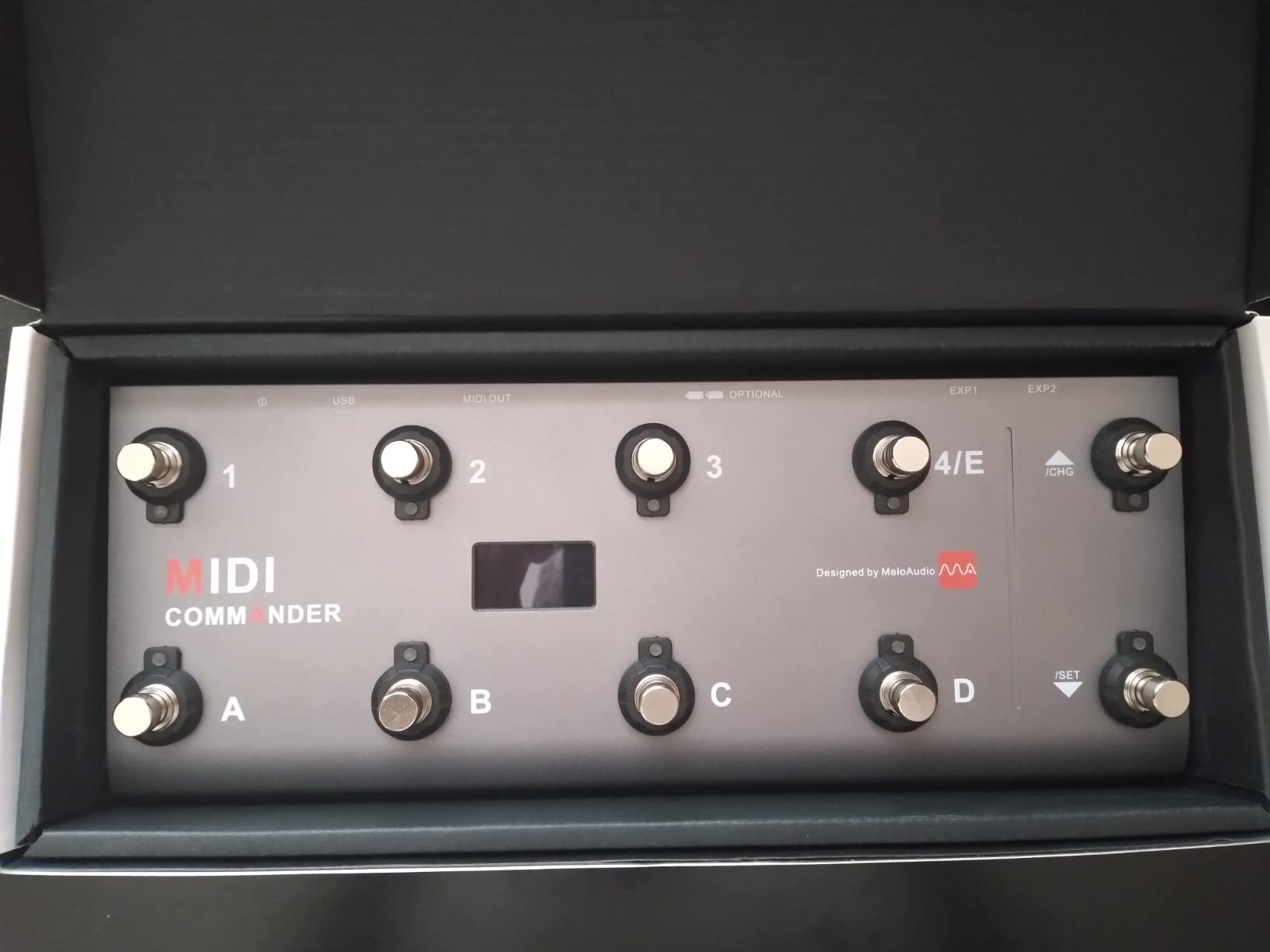ギター Meloaudio MIDI COMMANDER FOOT CONTROLLER Melo audio MIDI Commander USB MIDI Foot Controller Audio Interface