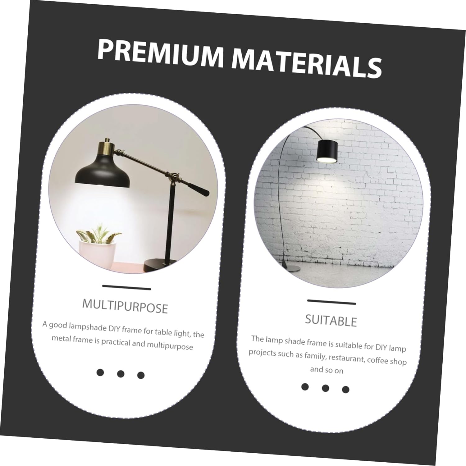 Ciieeo Diy Metal Lampshade Frame Sturdy Light Cage Guard for Unique Table and Ceiling Lamps Easy to with Vintage Decorative Accessory for