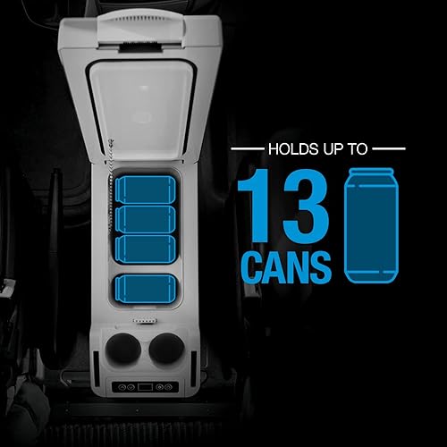 Miniatura 8 de Blizzard Box - Enfriador eléctrico portátil de 13 cuartos de galón  Refrigerador de coche sin hielo, 12 V24 V CC y 110 V CA, termostato digital,