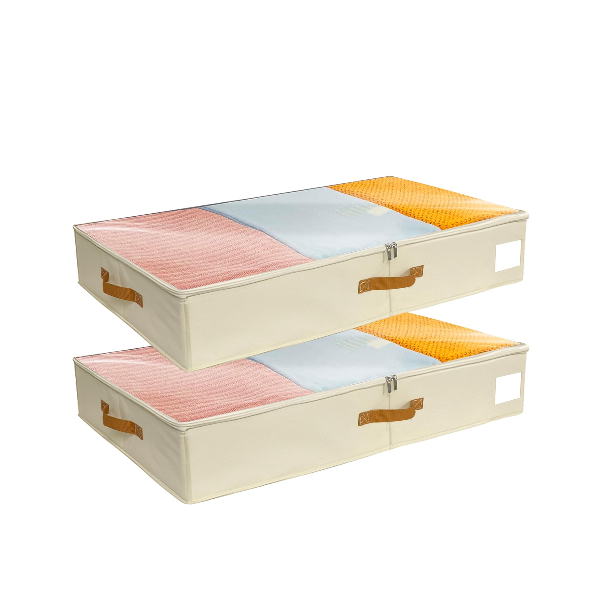 Under Bed Storage Boxes With Lids, PP Side Panels & Base Panel, 80*40*12cm โ image 1
