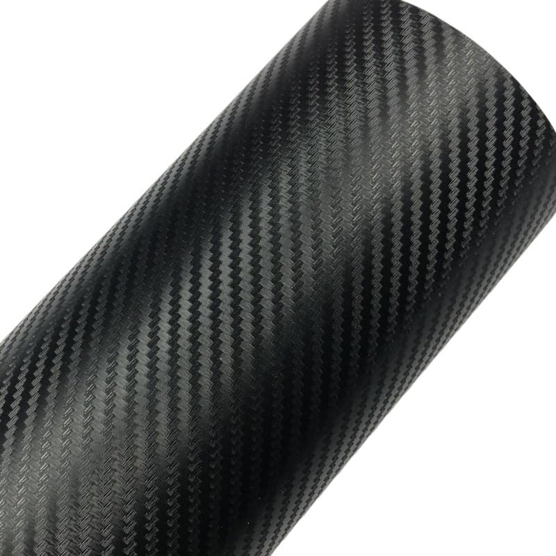 Film vinyle carbone 3D 50x600 cm pour covering de voiture moto et console