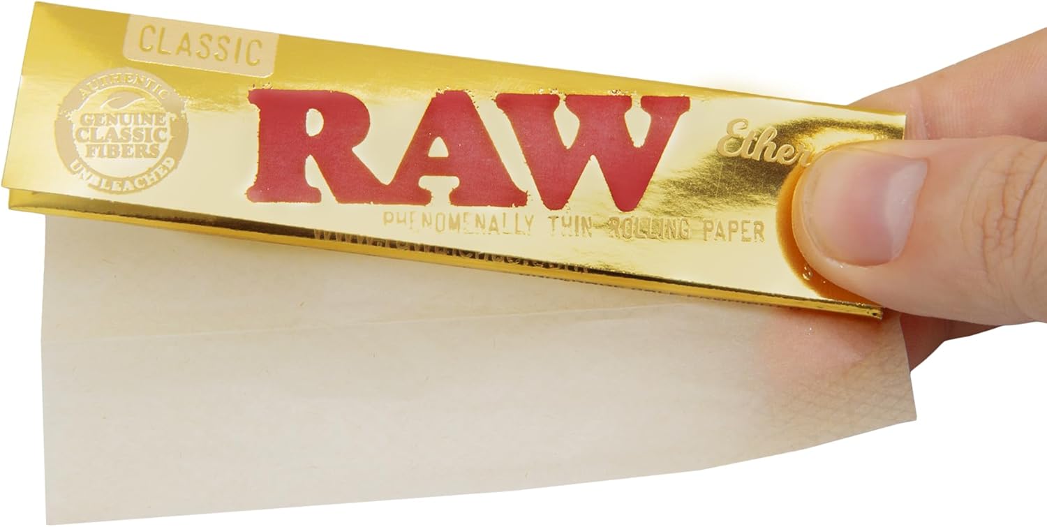 RAW Ethereal King Size - 10 Pack - 32 Leaves Per Pack = 320 Leaves