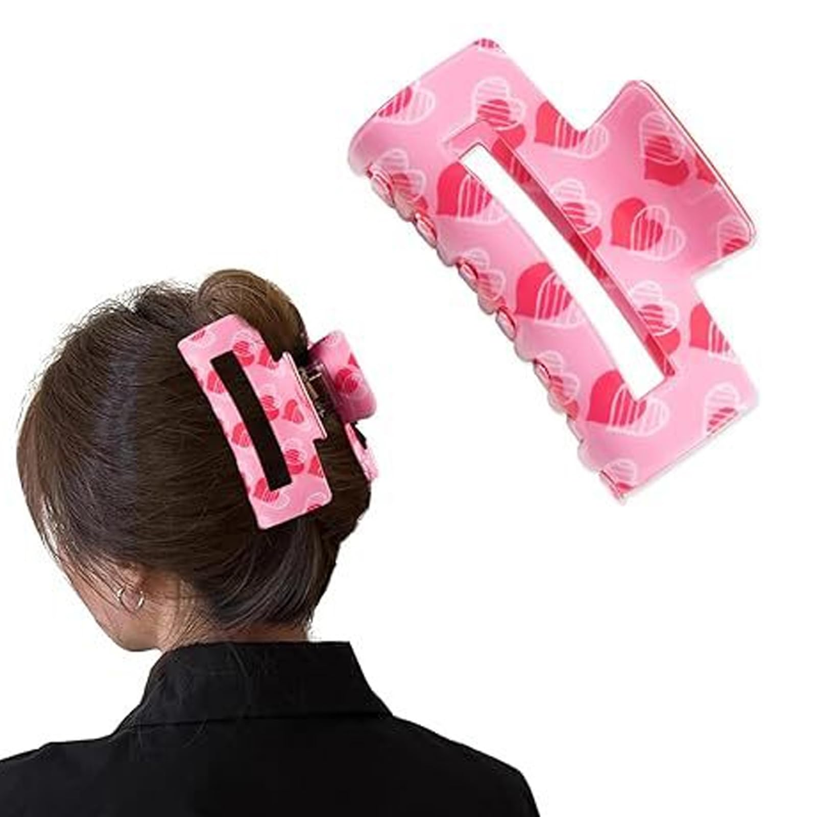 Modieuze Valentijnsdag Haar Haarspeldjes Unieke Hart Klem Haarspeld Haar Clip Stijlvolle Haar Accessoire Casual Gebruik