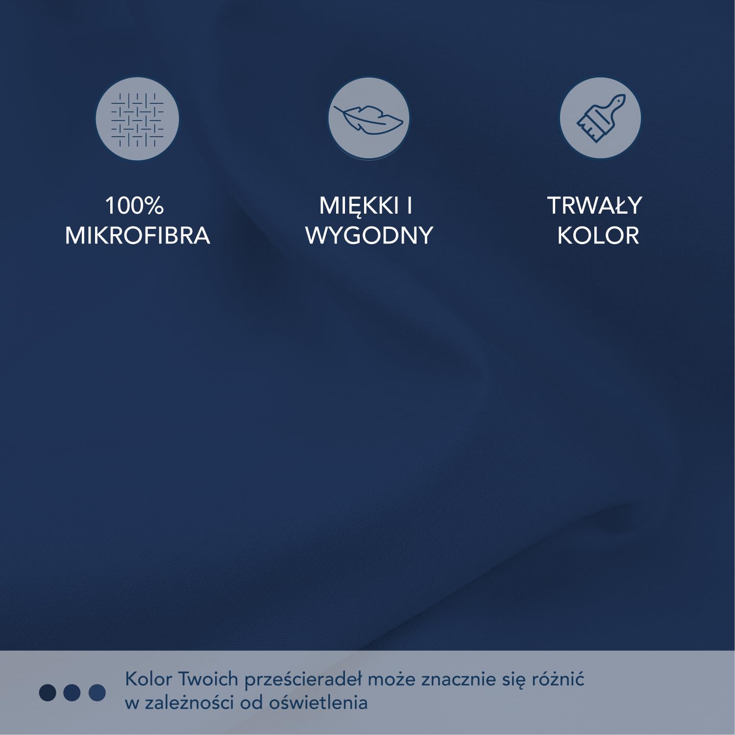 Dreamzie Prześcieradło 100x200 Nakładka 35 cm na gruby materac - 100% mikrofibra - Granatowy, Certyfikat bez substancji chemicznych (Oeko TEX), Prześcieradło z gumką