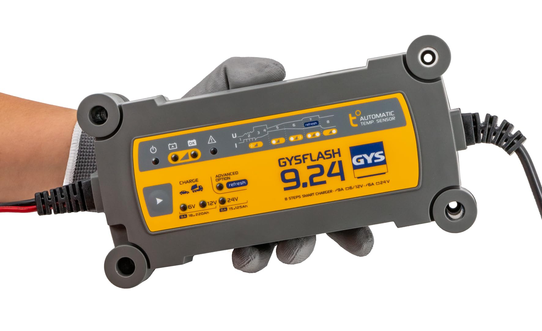 GYS GYSFLASH 9.24 - Cargador/Mantenimiento De Carga Inverter (230 V