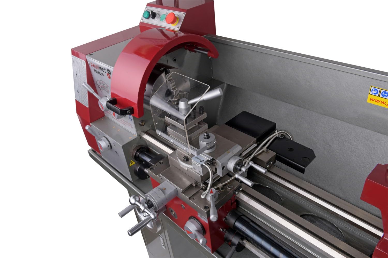 PAULIMOT Drehmaschine PM3800 mit 400 Volt Motor und Messsystem