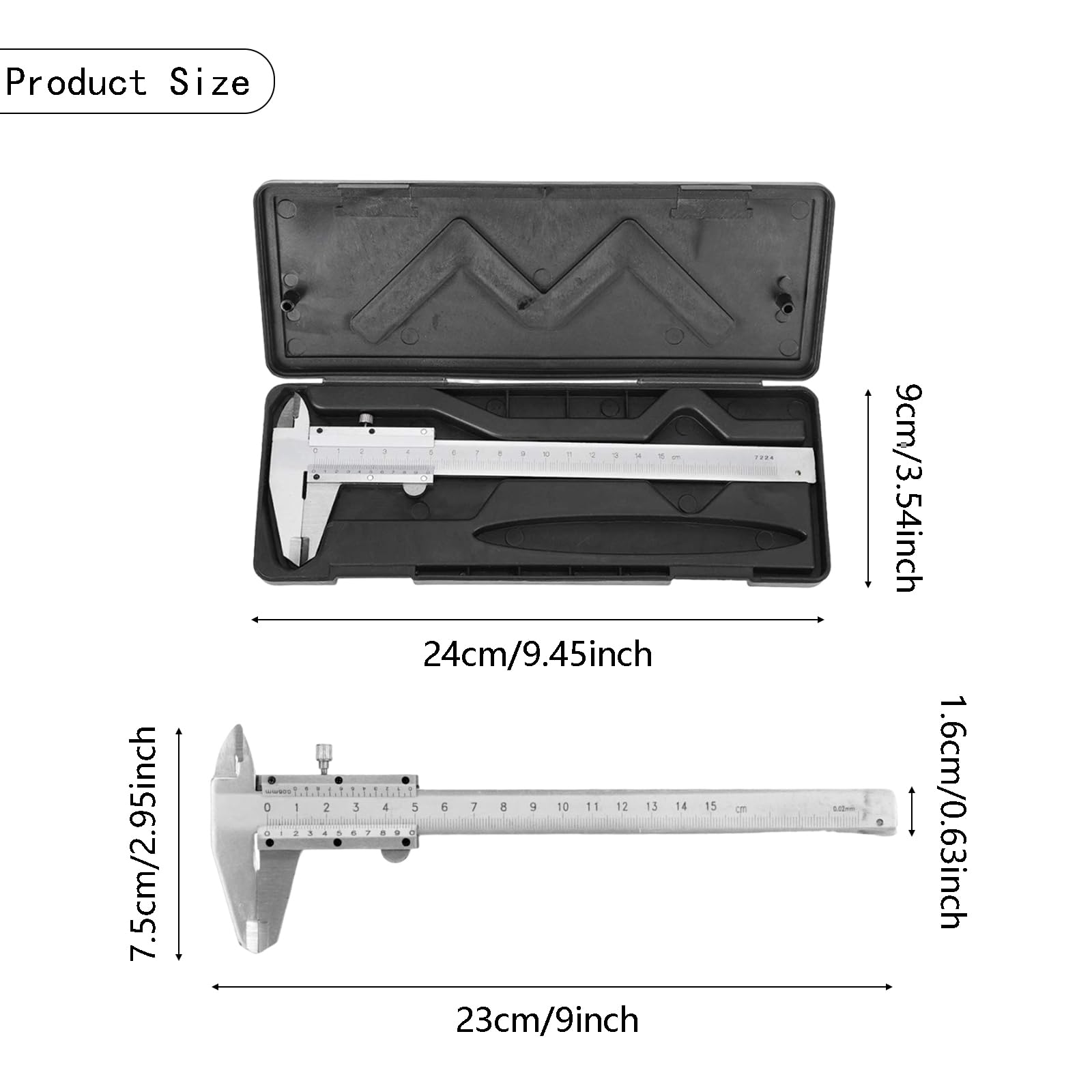 Calibro A Corsoio In Acciaio Inossidabile 150mm | Strumento Di Precisione Per Misurazioni Interne Ed Esterne - Foto 4
