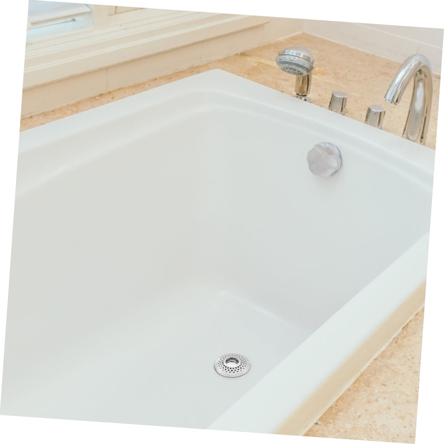SHINEOFI 2 Stück Badewannenstöpsel Antikollisions Stopfen mit Doppelter Filtration für Badewanne Hotel Einfache Installation Langlebig und Temperaturbeständig