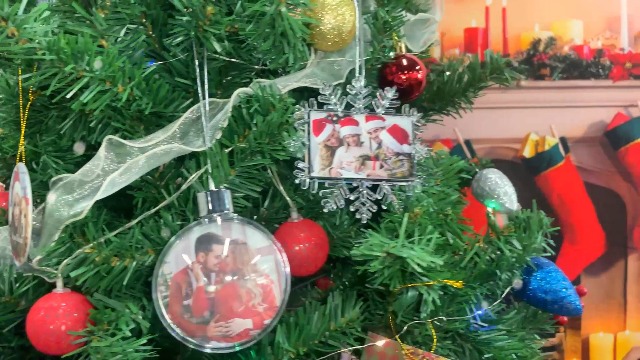 Palline Di Natale Personalizzate Con Foto - Decorazioni Natalizie Per Albero, Regalo Unico