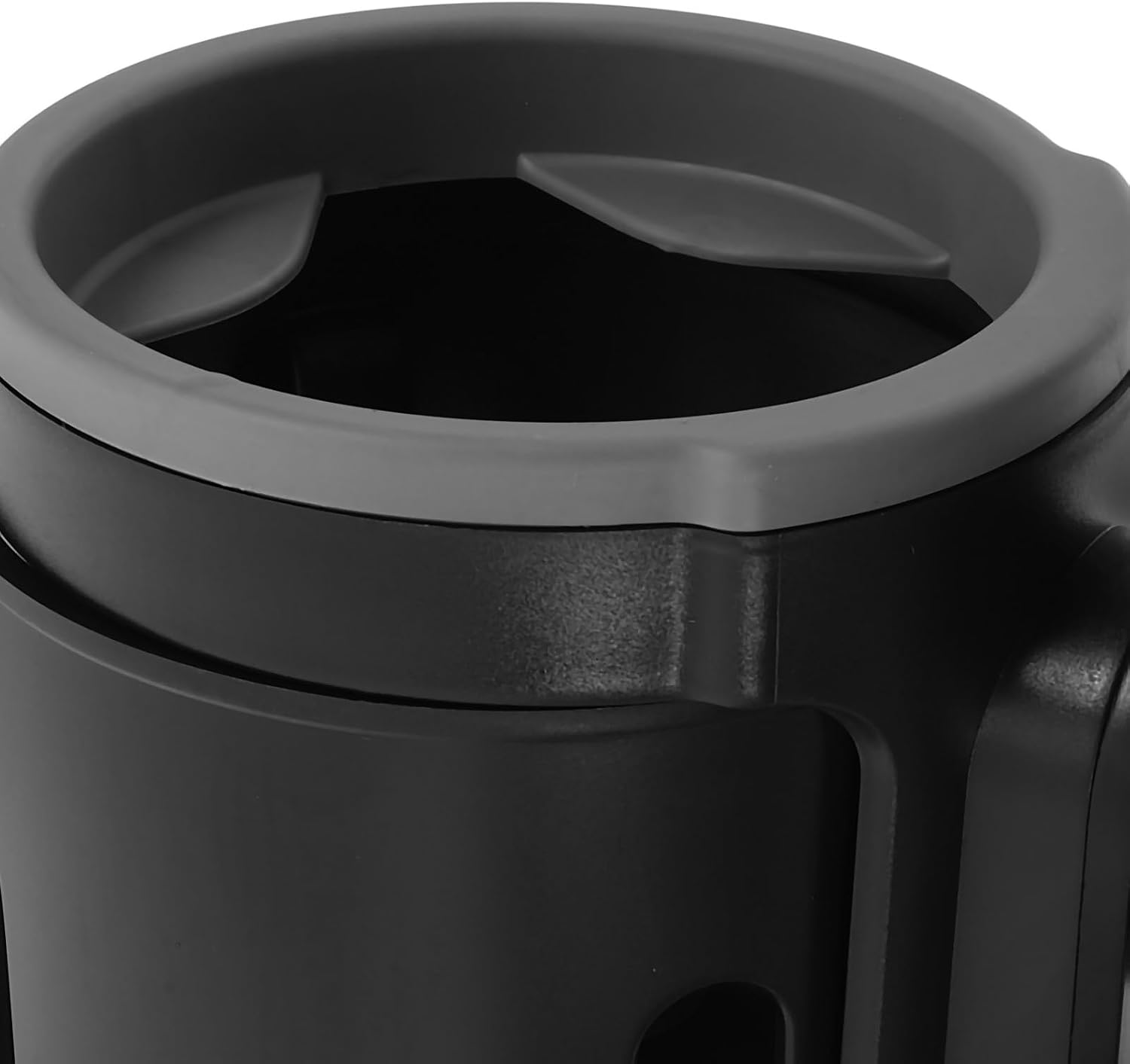 Multi-Functional Dual Cup Holder for Stroller Bottle Plastic Drinks Holder Black Adjustable Parent Cup Rack for Gear and Travel Use