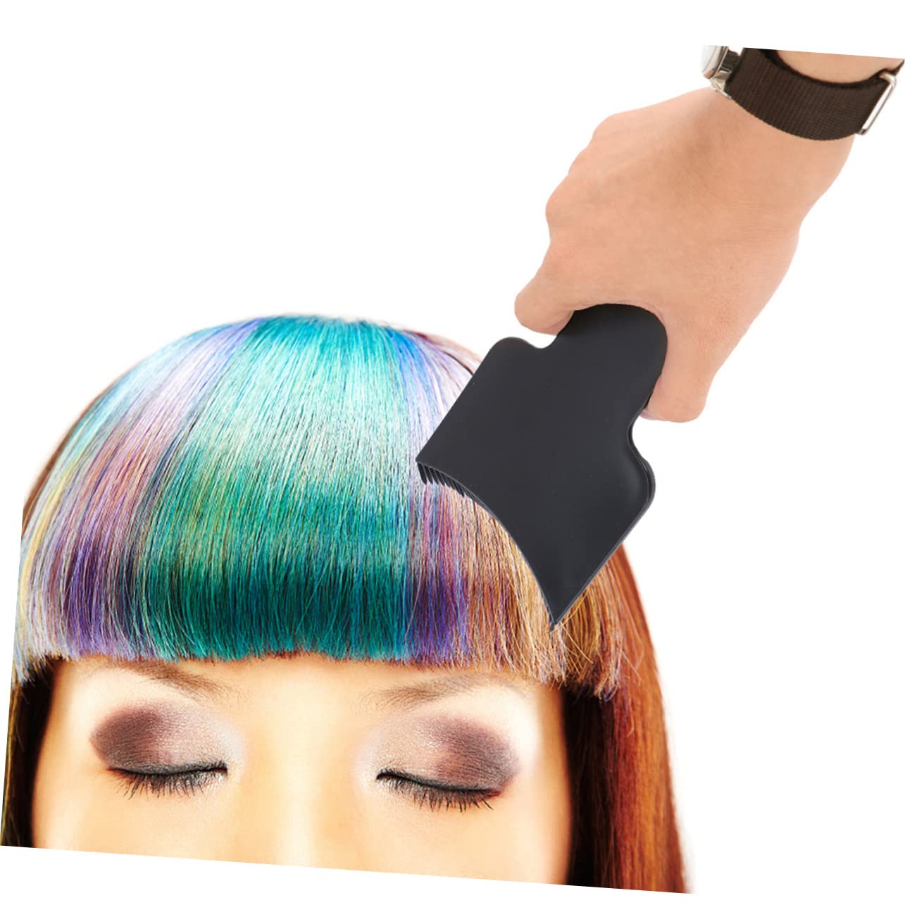 4pcs Hair Coloring Dye Treatment Boards Painting Paddles for Highlights Hairdressing Tool Salon and Home Use