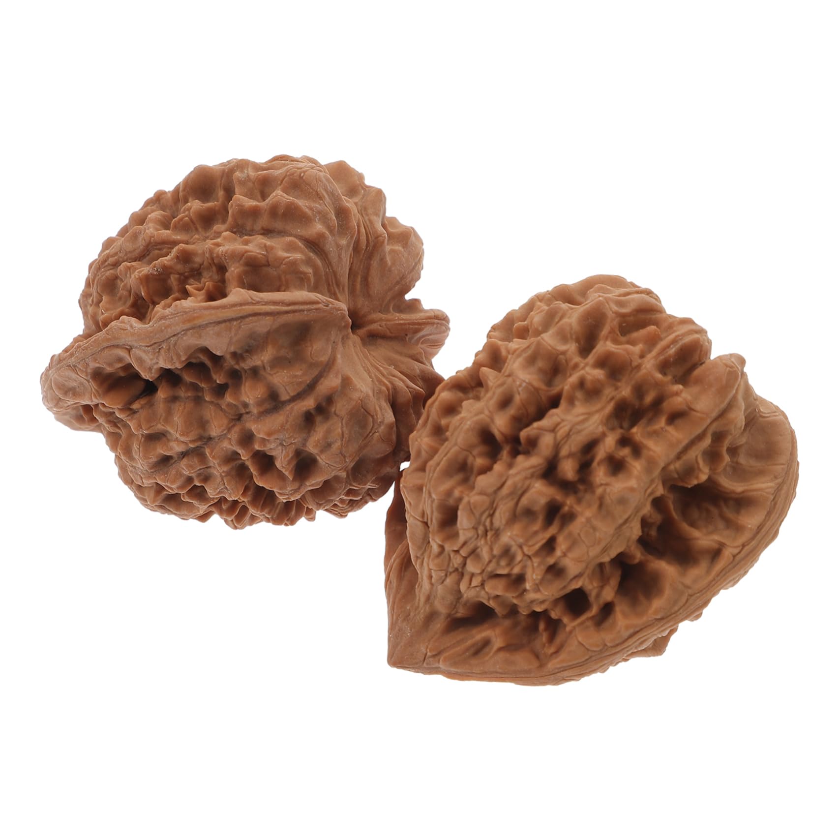 TOVINANNA 2pcs Walnut Fitness Hand Play Physical Ball Self Massage Wrist Exerciser Acupoint Ball Chinese Baoding Balls Wood Toy Acupoint Massage Toys Sports Walnut Core Ball