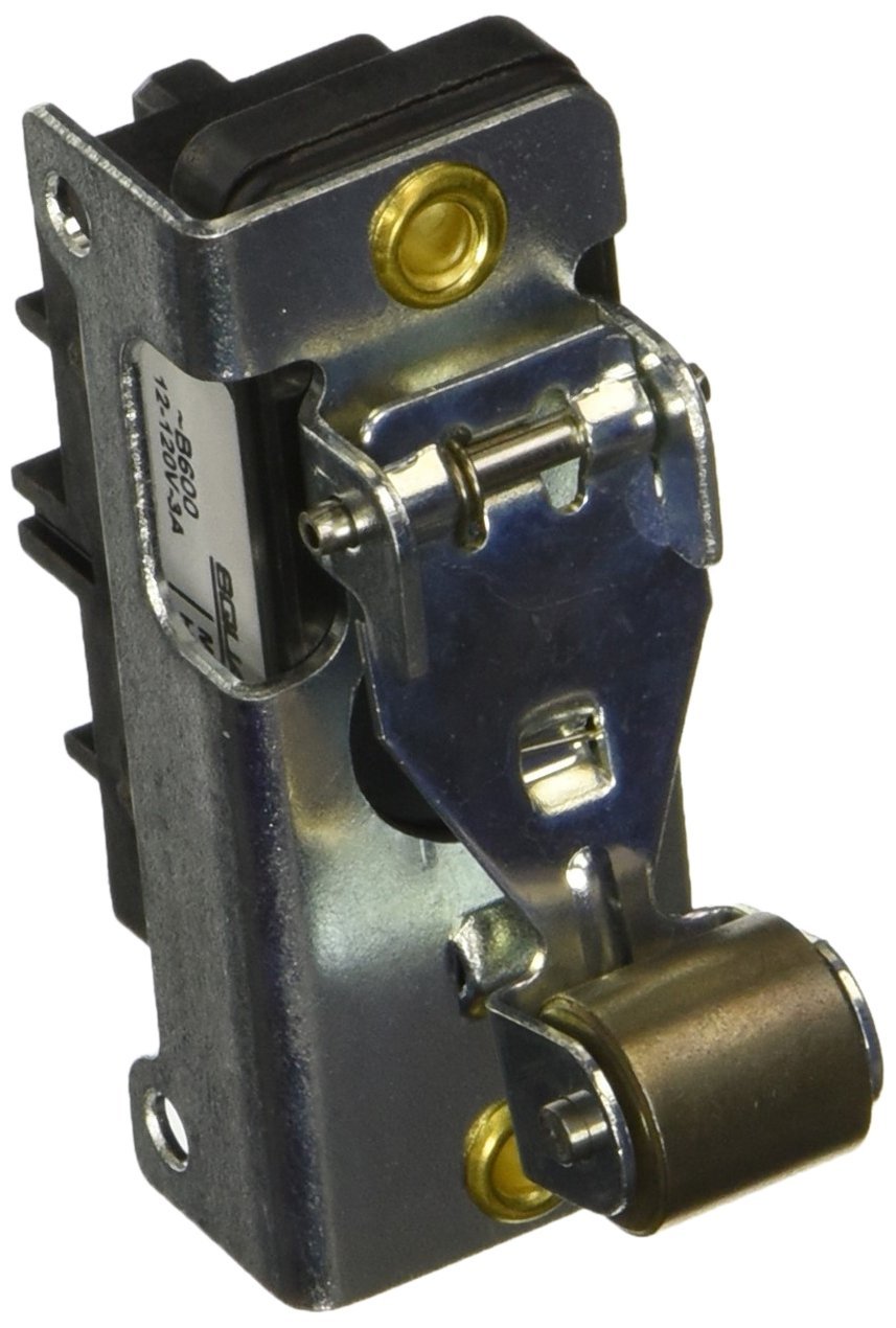 Square D 9007 CB34 Industrial Interruptor De Límite, rígido 0.47 "de ancho rodillo Palanca émbolo operador, 2 no + 2 NC Contactos, soporte de montaje a la izquierda