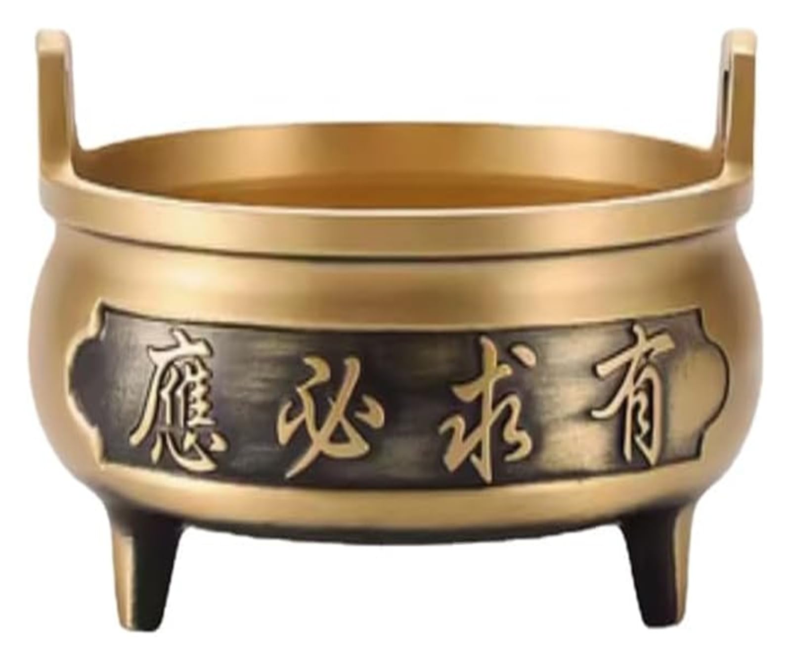 Porte-encens cuivre pur 9.2 cm brûleur encens intérieur bouddha