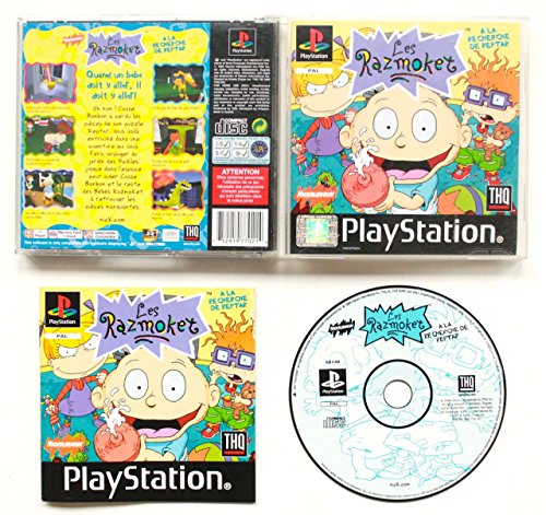 Razmoket à la recherche de Reptar PS1 jeu vintage nostalgie Nickelodeon
