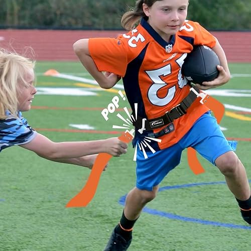 Vista 60 de Trained 10 cinturones de fútbol con bandera de hombre, juego de fútbol ajustable para 10 jugadores para equipos deportivos, entrenamiento