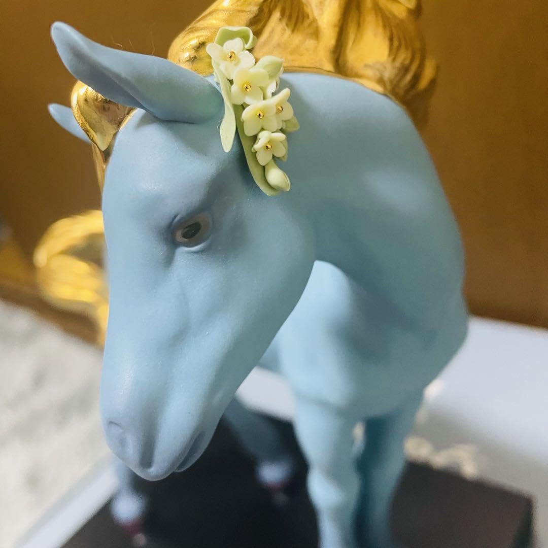 Amazon.co.jp: リヤドロ 馬 午 置物 十二支 箱あり 1888体限定 幸運  