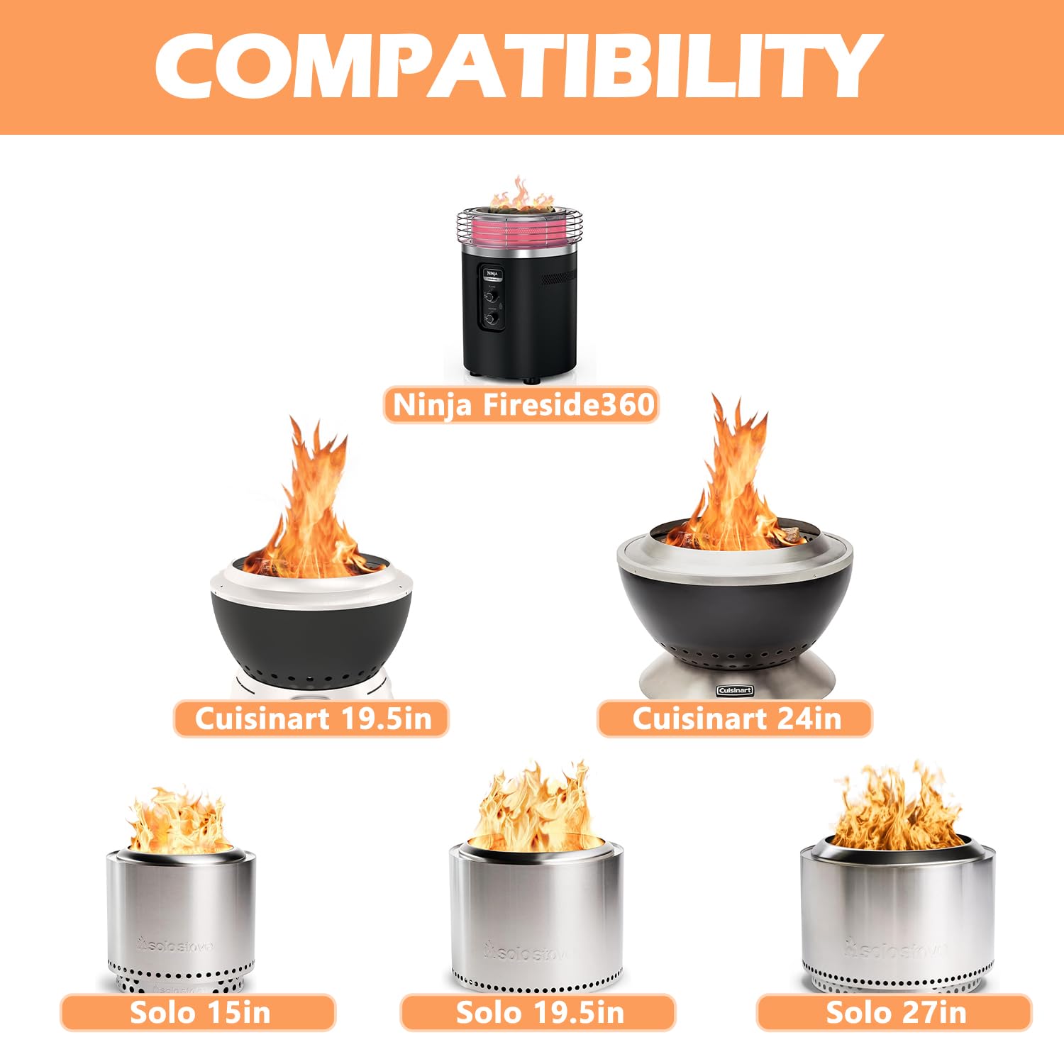 Amazon.com : Fire Pit Stand for Fireside360™ Outdoor Heater & Fire