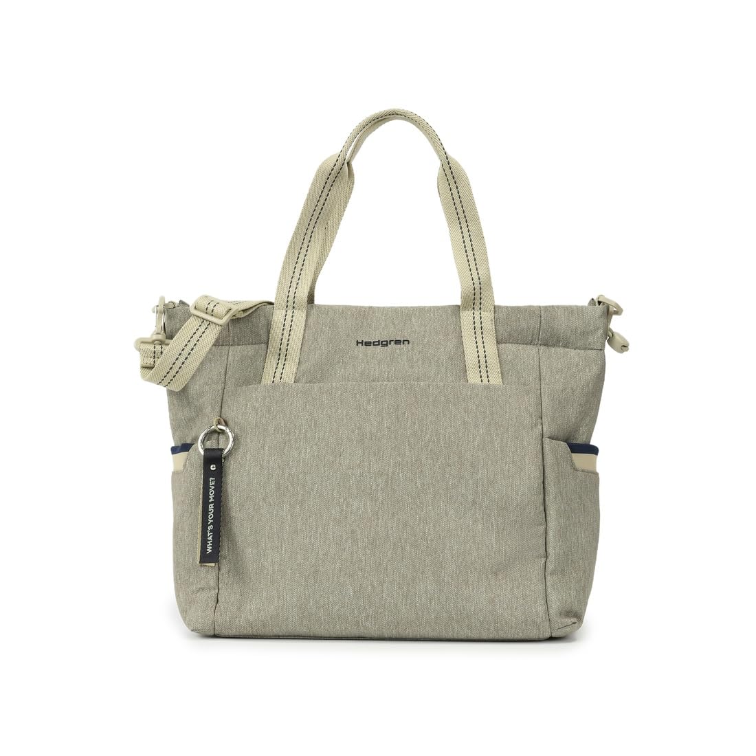 Hedgren bolso shopper bolso de hombro Cocoon Puffer Tote Bag Covert Green caqui