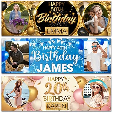 Personalised Birthday Banner Pack by Sunny Graphics Cover