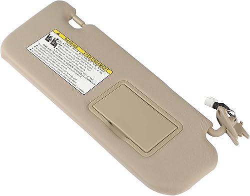 Miniatura 9 de SCITOO Conjunto de visera solar para Hyundai Sonata con techo corredizo color beige para 2006-2008