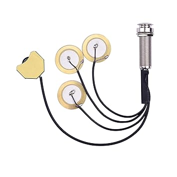 Layfuz umb Piano Pi up K MBA Pi Up Tran ucer 6.35mm Output Ja wi Volume Control, 3 Tran ucers