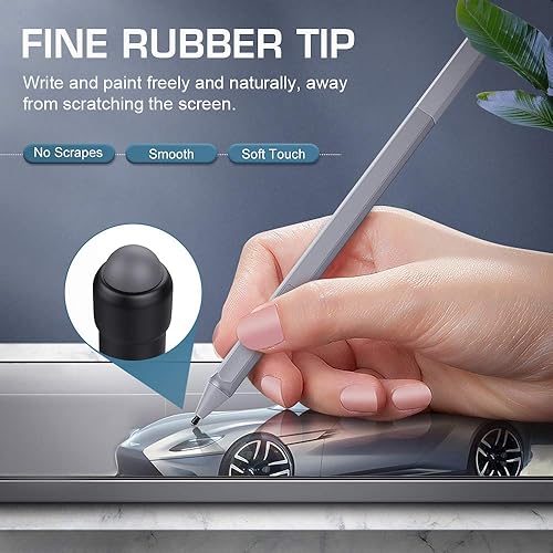 Miniatura 4 de MoKo Puntas para bolígrafo Surface Pen (6 unidades), kit de repuesto de punta de bolígrafo Surface Pro 2017 (modelo 1776)  Surface Pro 4 Pen, 3 HB