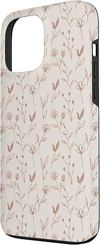 Miniatura 2 de Funda de terracota para iPhone 13 Pro Max Leaves Botanical Flower Plant Line Art