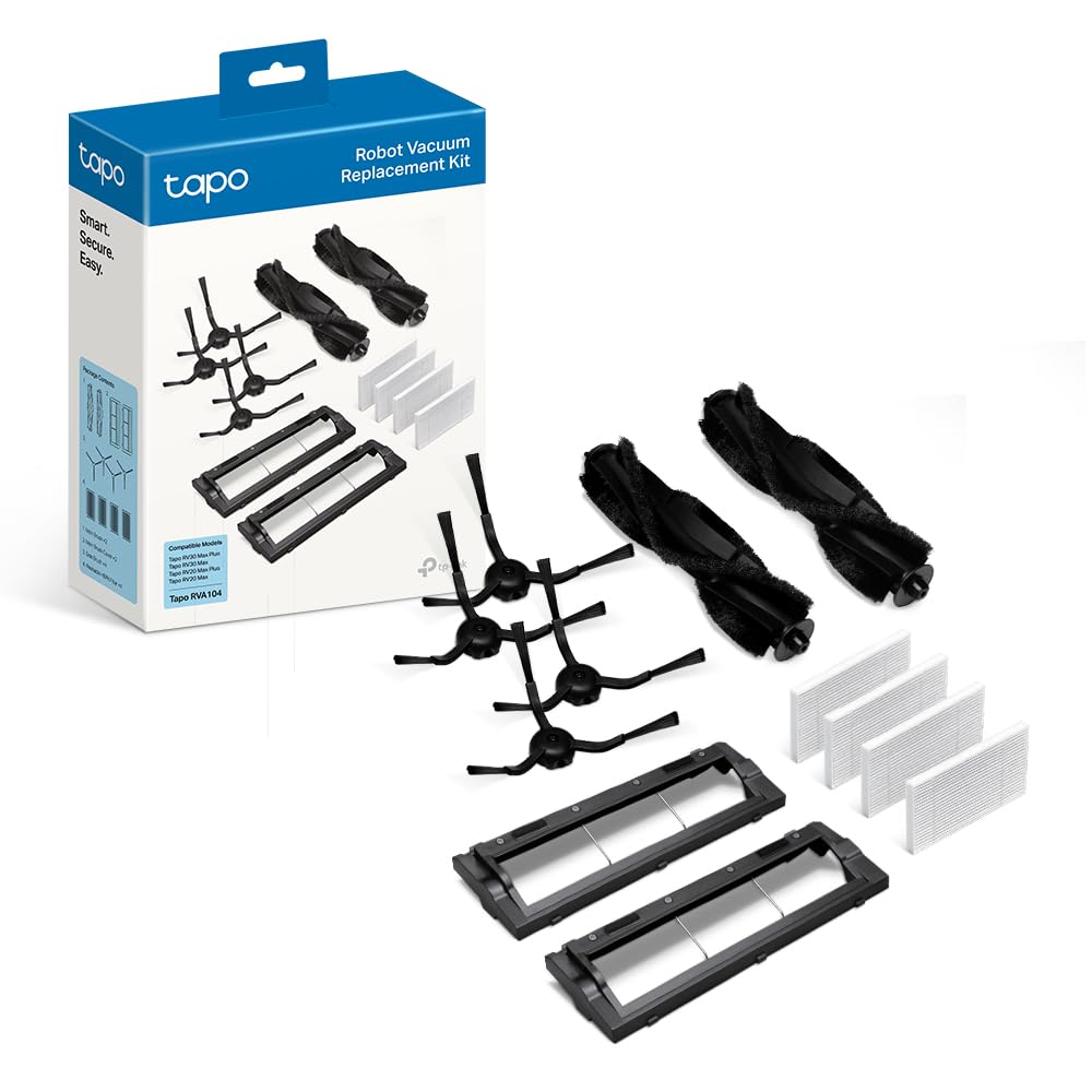 Tapo RVA104 Kit Accessori Robot Aspirapolvere RV20 RV30 Max Plus HEPA