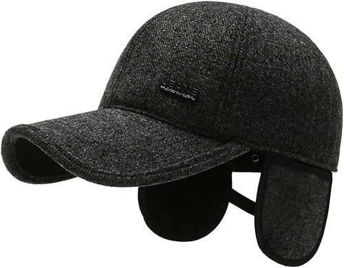 Miniatura 2 de Gorra de béisbol para hombre, gorras de invierno para circunferencia de cabeza 22.0-23.6 in